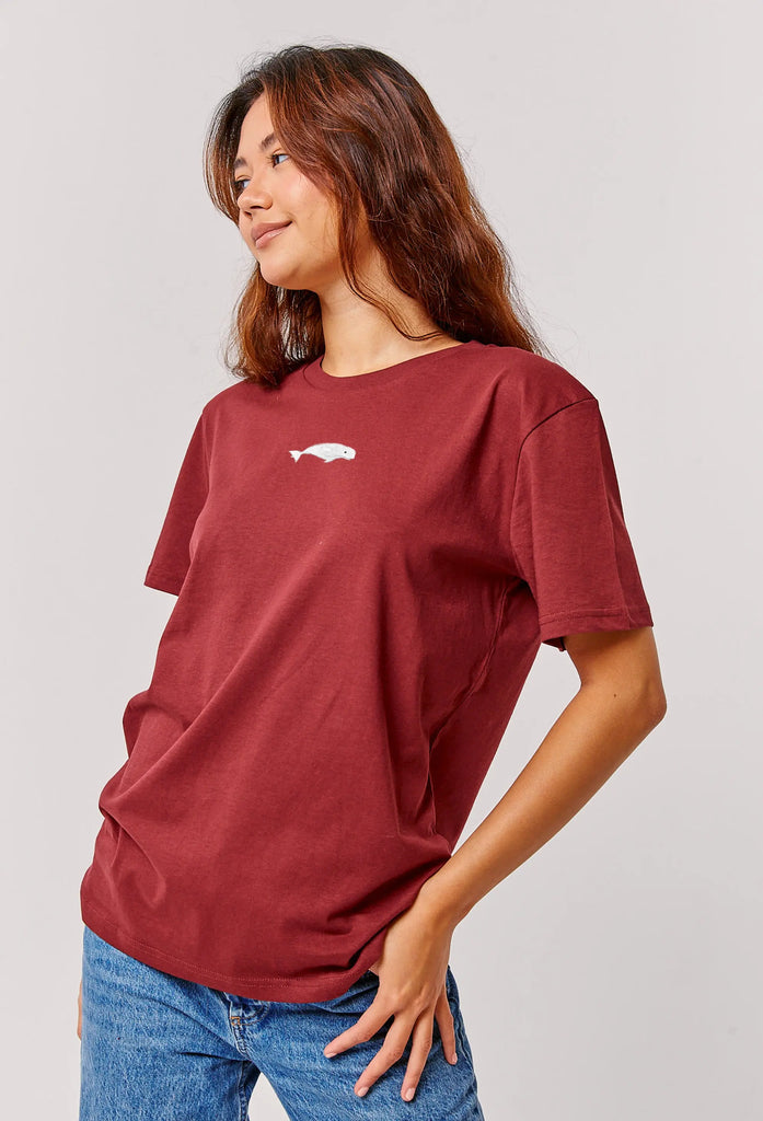 beluga womens t-shirt Big Wild Thought