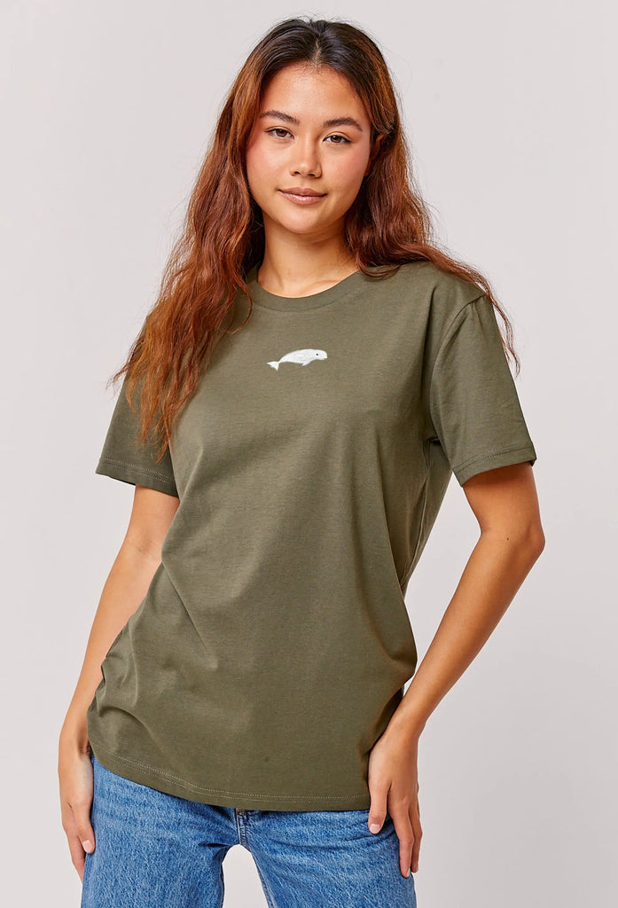 beluga womens t-shirt Big Wild Thought