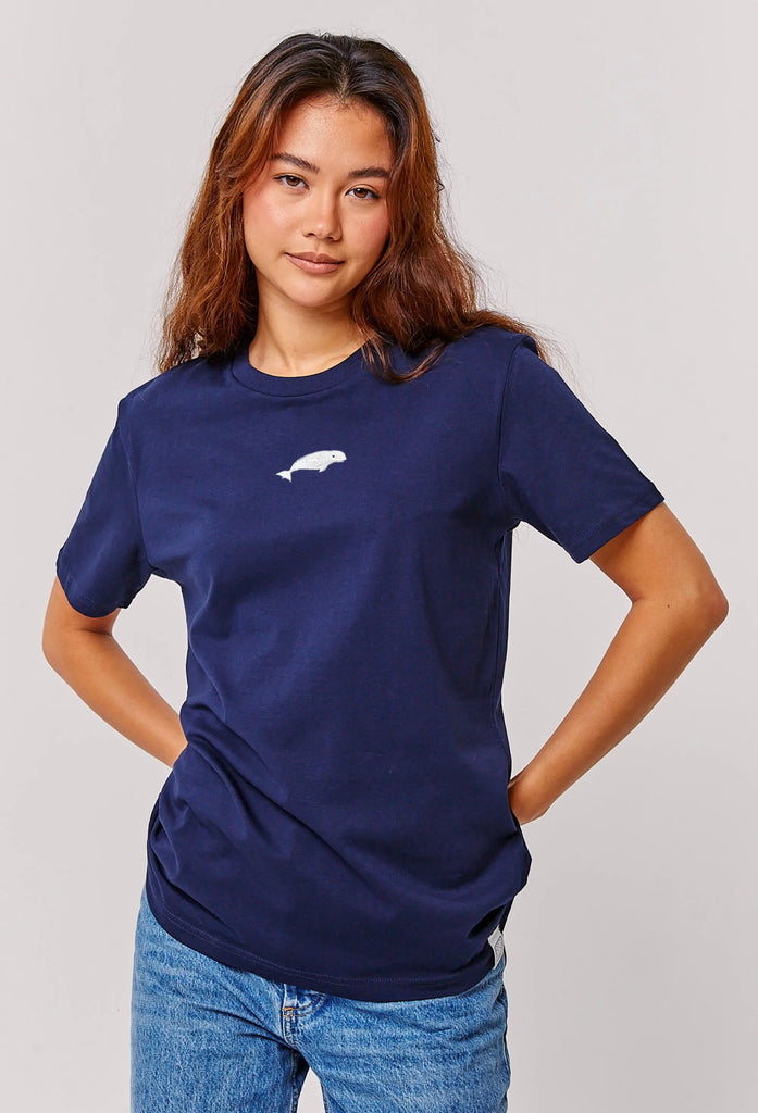 beluga womens t-shirt Big Wild Thought