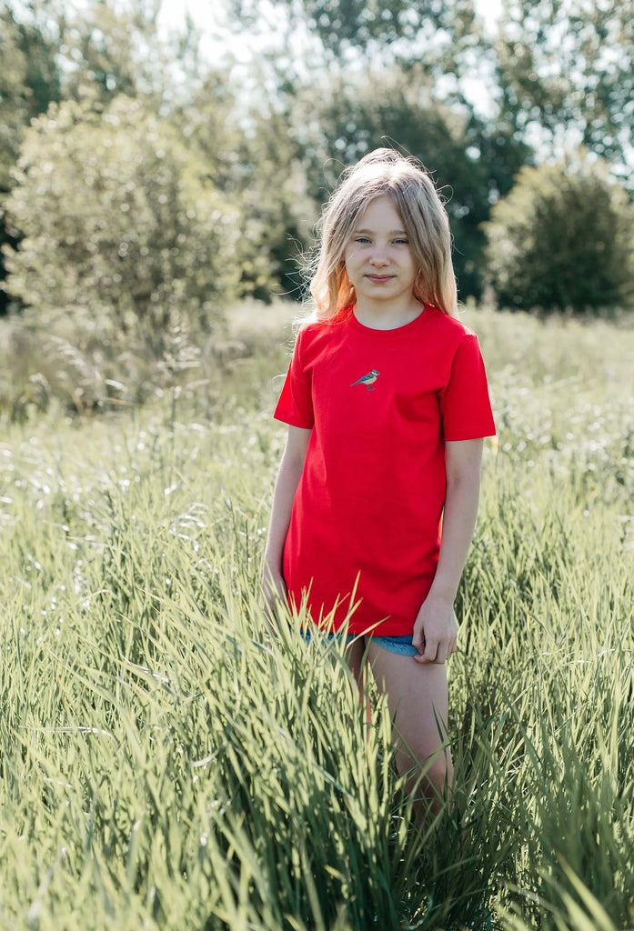 blue tit childrens t-shirt Big Wild Thought