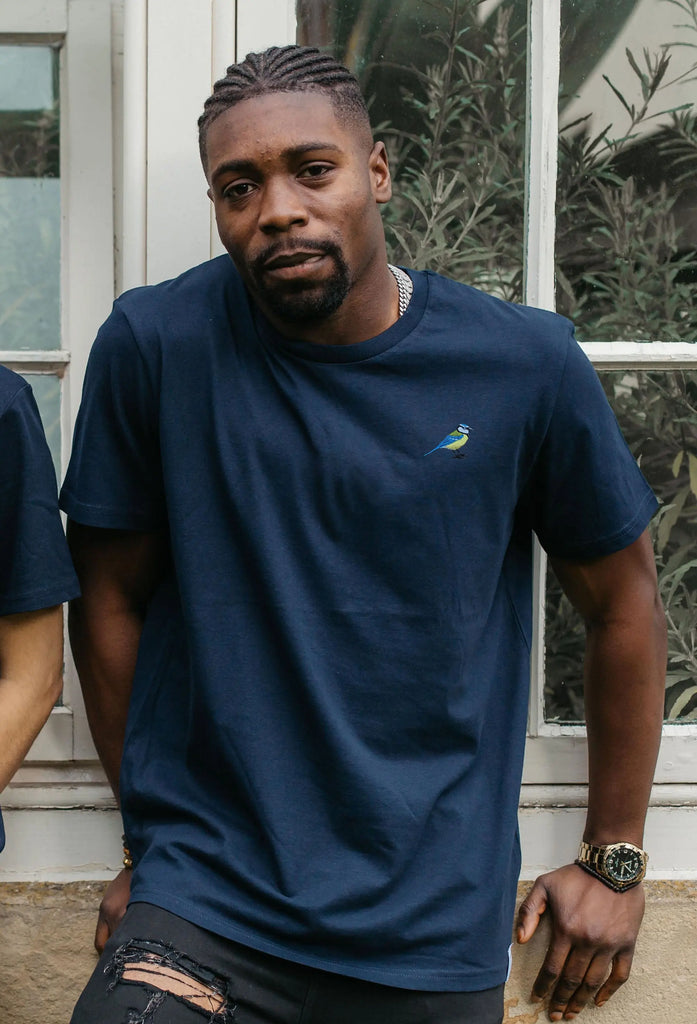blue tit mens t-shirt Big Wild Thought