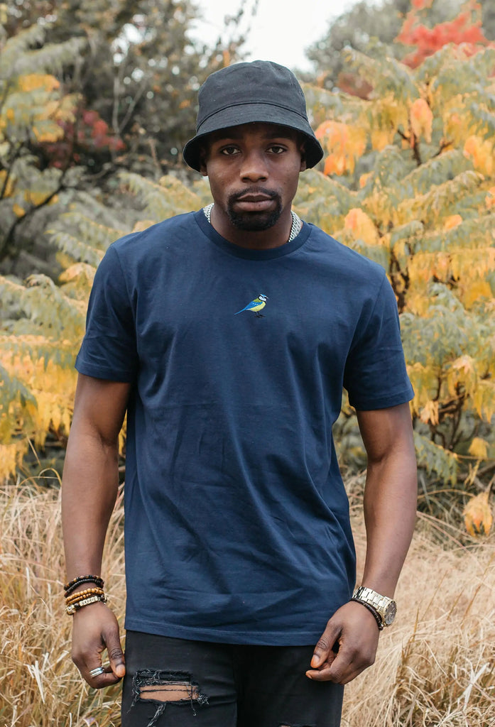 blue tit mens t-shirt Big Wild Thought