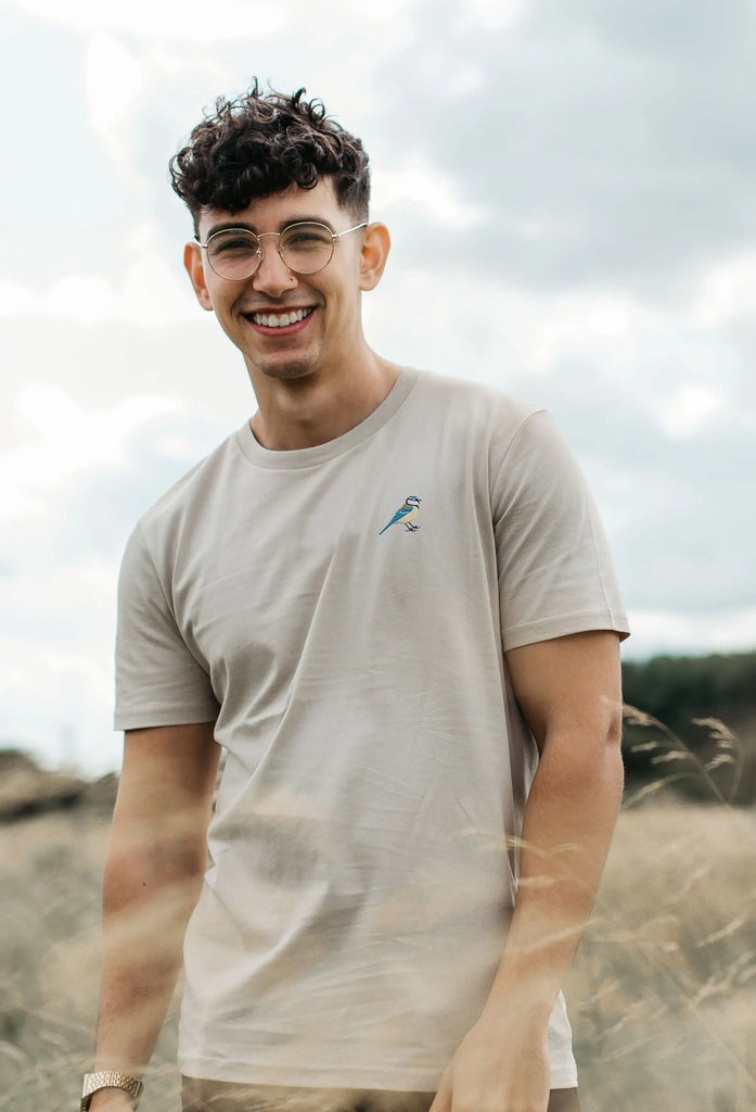 blue tit mens t-shirt Big Wild Thought