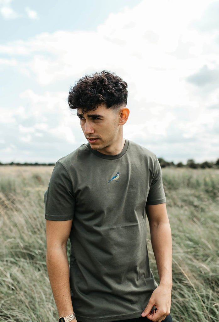 blue tit mens t-shirt Big Wild Thought