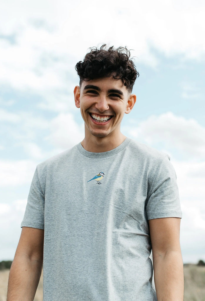 blue tit mens t-shirt Big Wild Thought