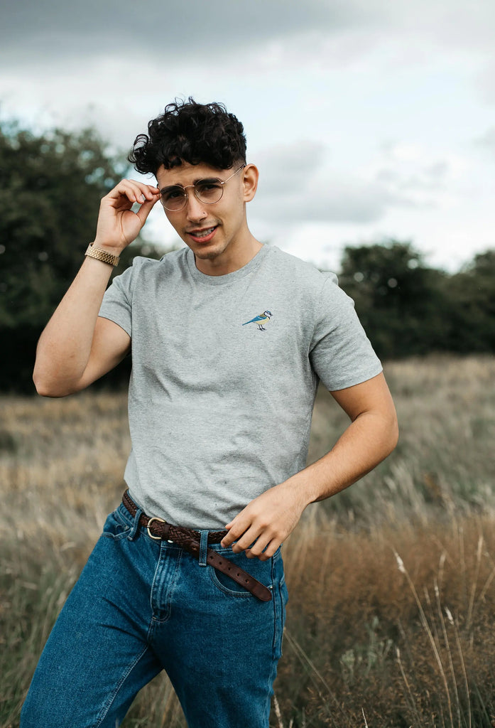 blue tit mens t-shirt Big Wild Thought