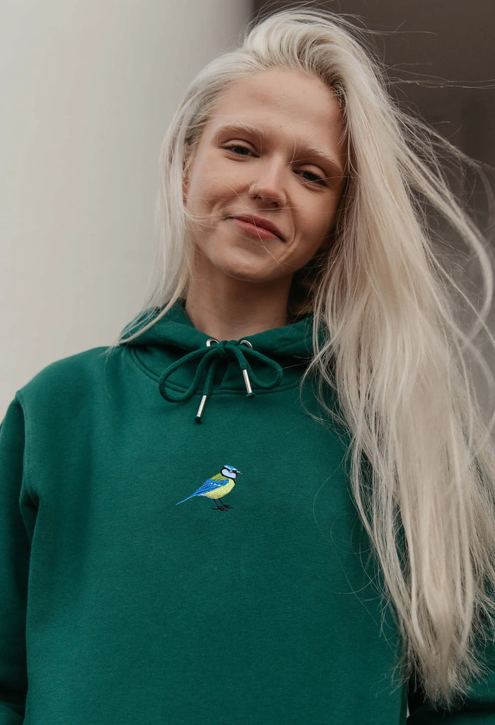 blue tit unisex hoodie Big Wild Thought