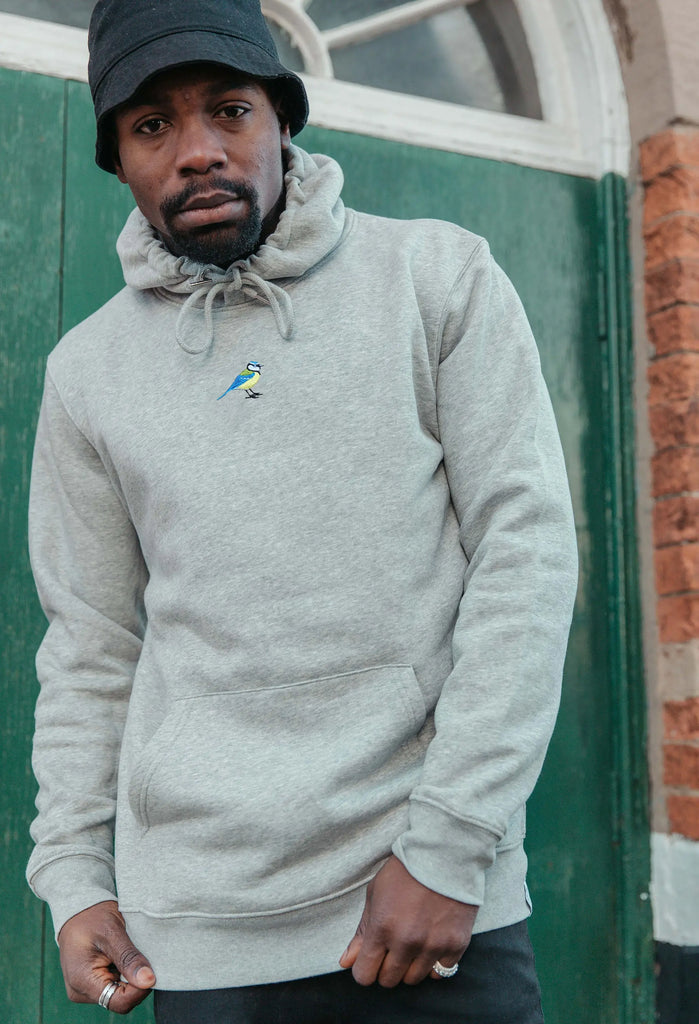 blue tit unisex hoodie Big Wild Thought