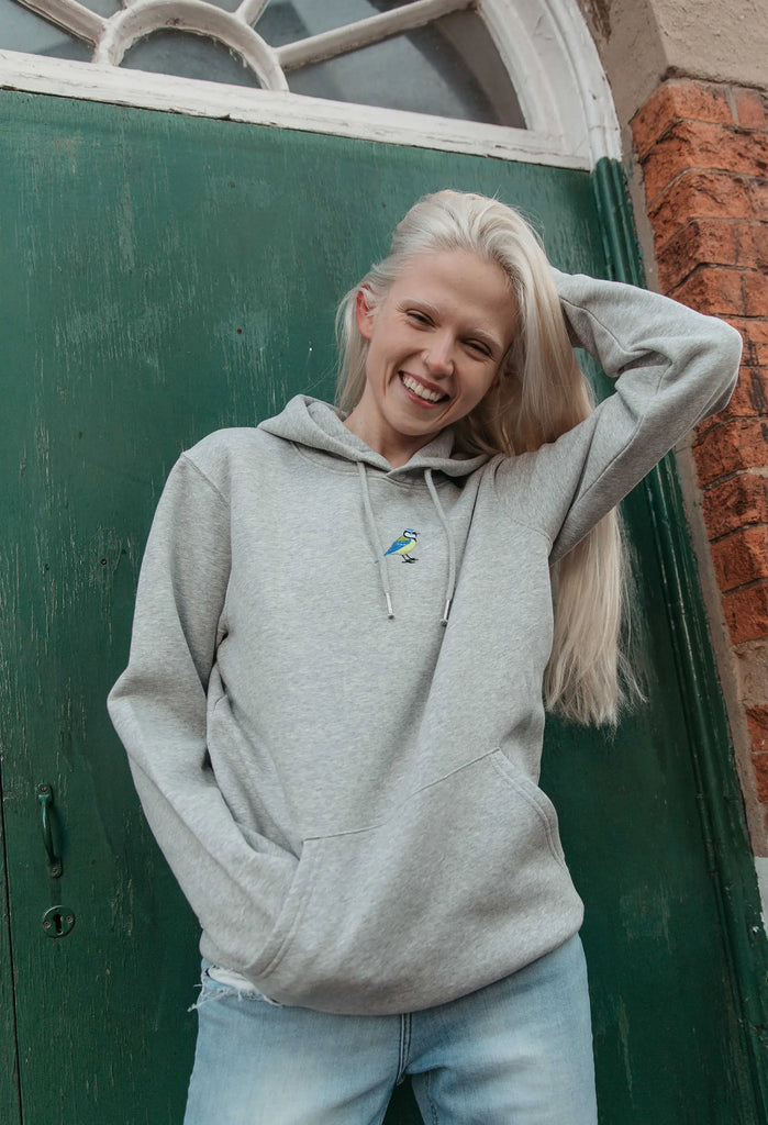 blue tit unisex hoodie Big Wild Thought