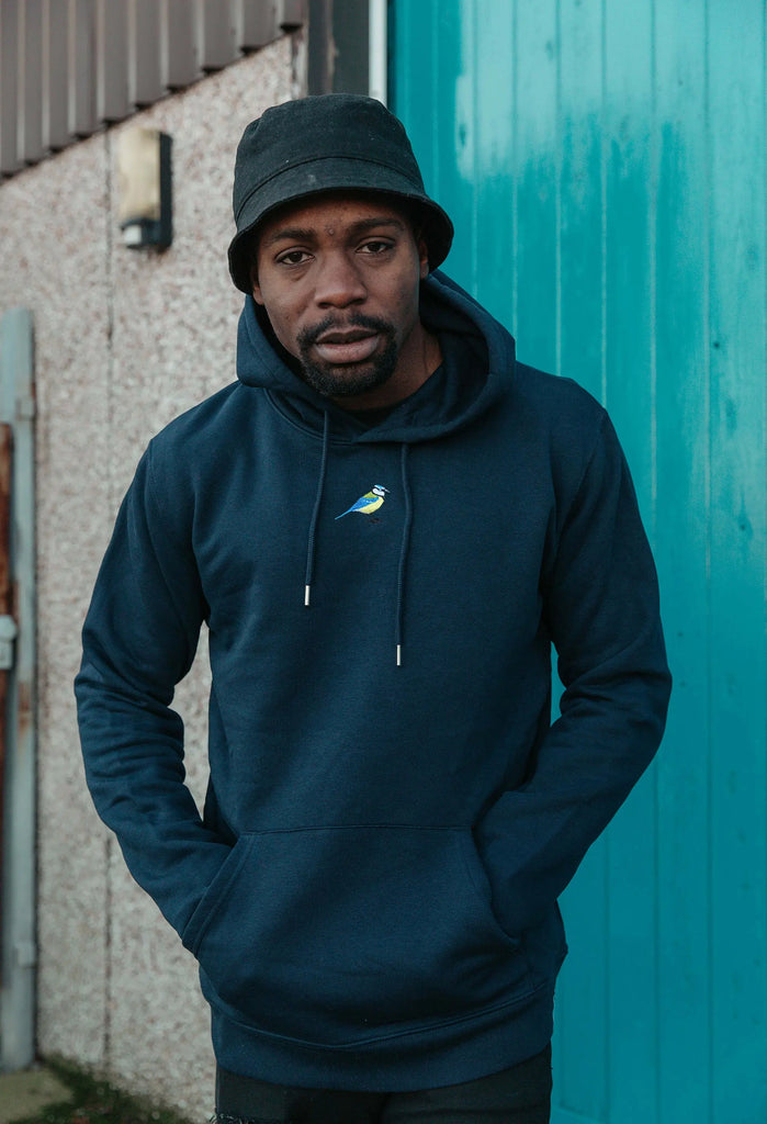 blue tit unisex hoodie Big Wild Thought