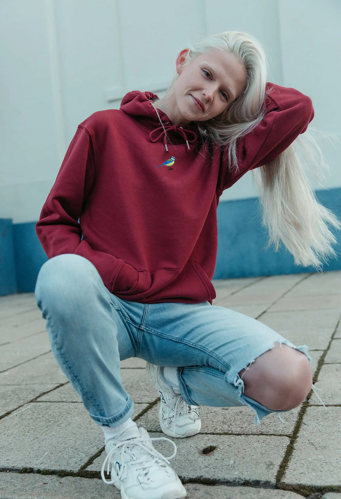 blue tit unisex hoodie Big Wild Thought