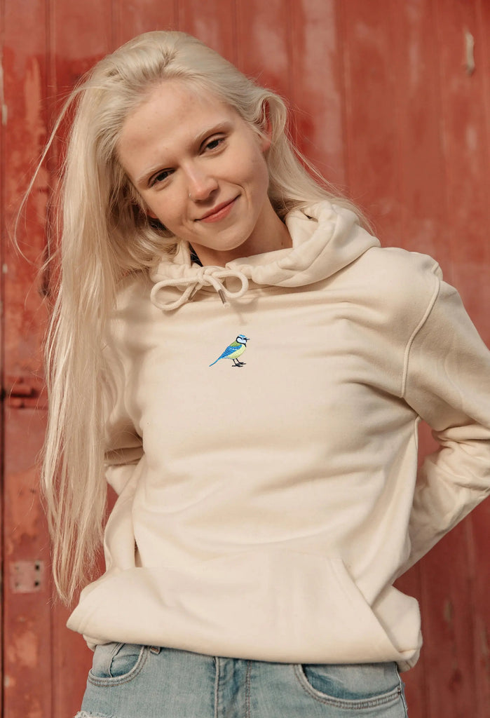 blue tit unisex hoodie Big Wild Thought