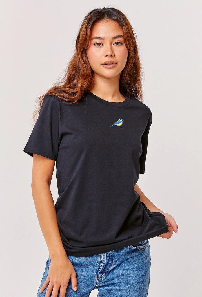 blue tit womens t-shirt Big Wild Thought