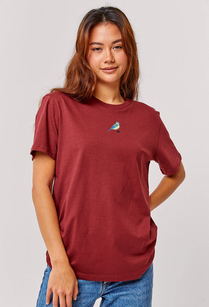 blue tit womens t-shirt Big Wild Thought