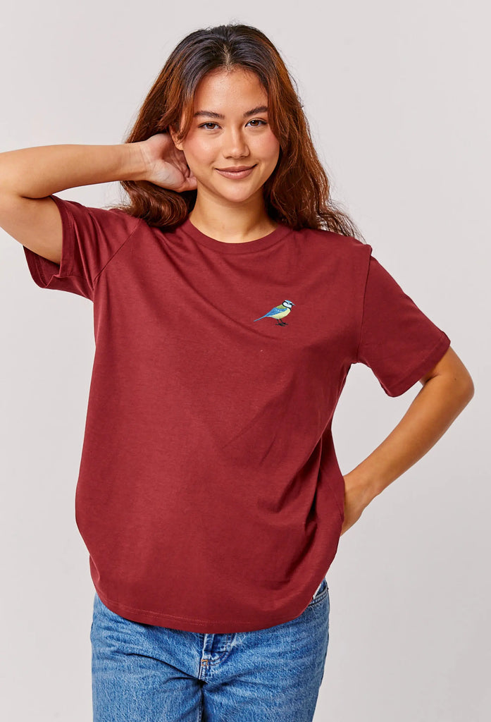 blue tit womens t-shirt Big Wild Thought