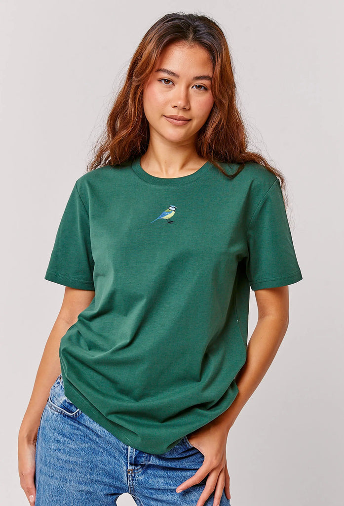 blue tit womens t-shirt Big Wild Thought