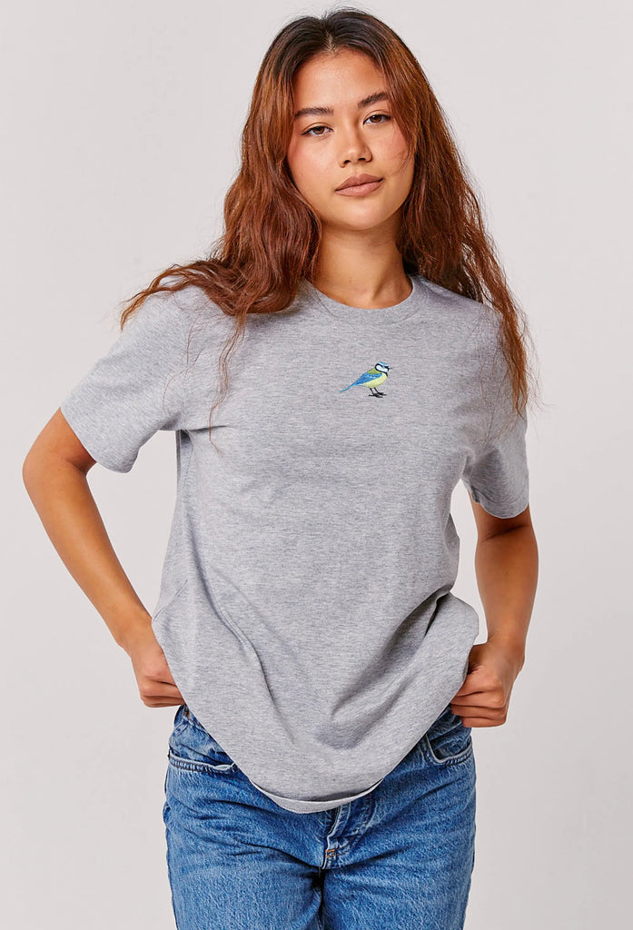 blue tit womens t-shirt Big Wild Thought
