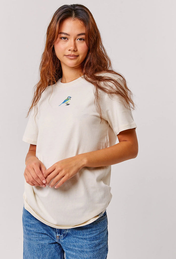 blue tit womens t-shirt Big Wild Thought