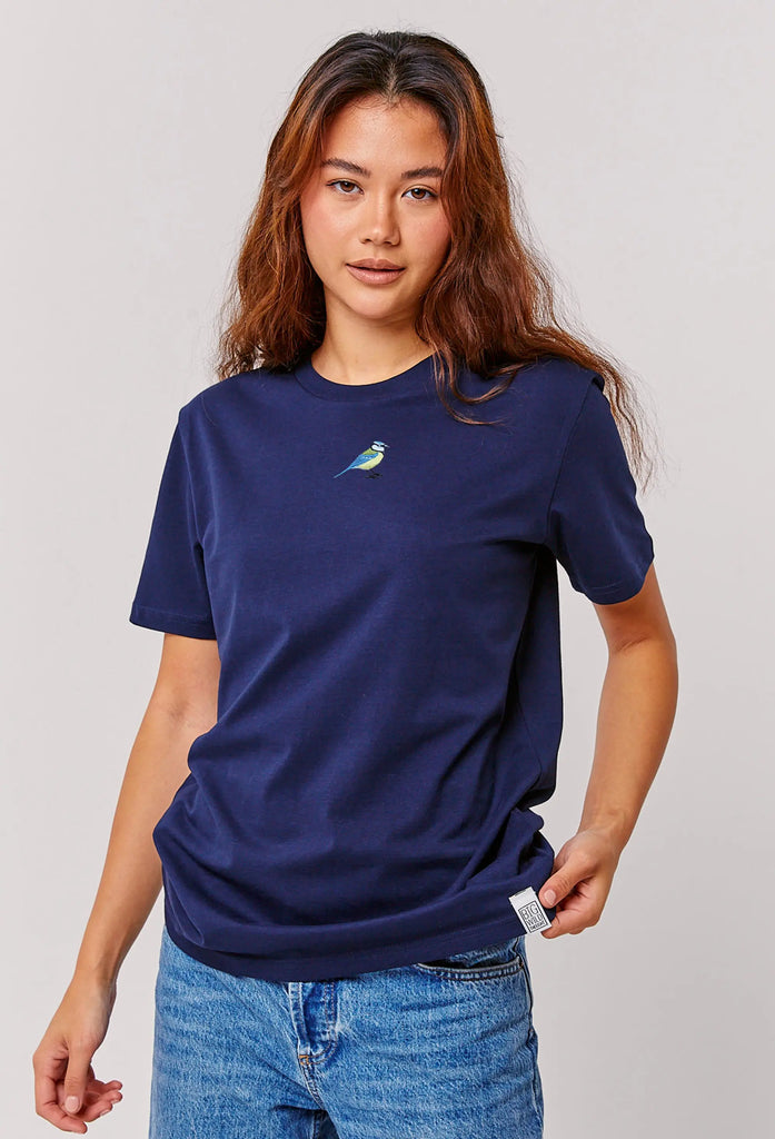 blue tit womens t-shirt Big Wild Thought