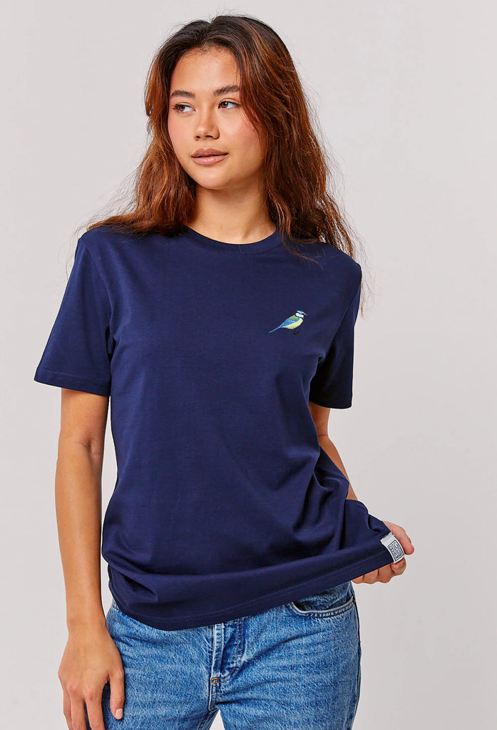 blue tit womens t-shirt Big Wild Thought
