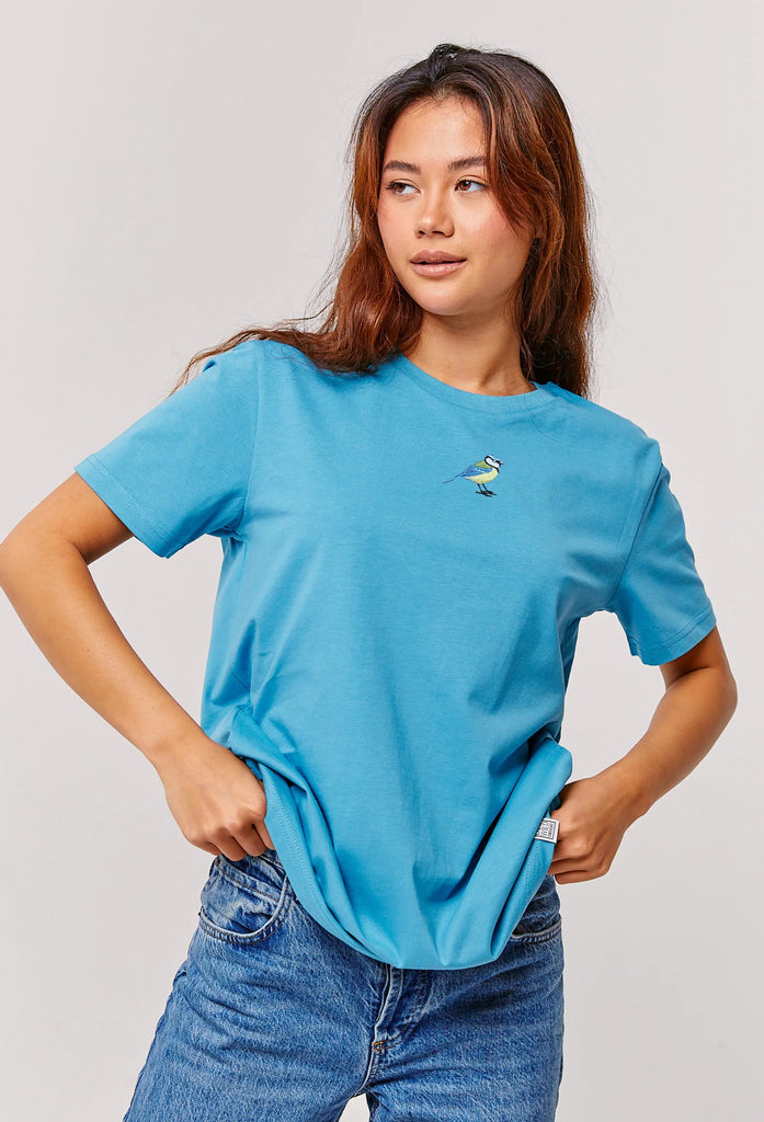 blue tit womens t-shirt Big Wild Thought