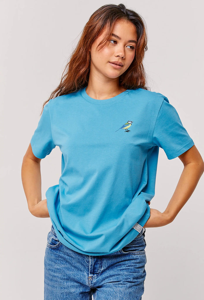 blue tit womens t-shirt Big Wild Thought