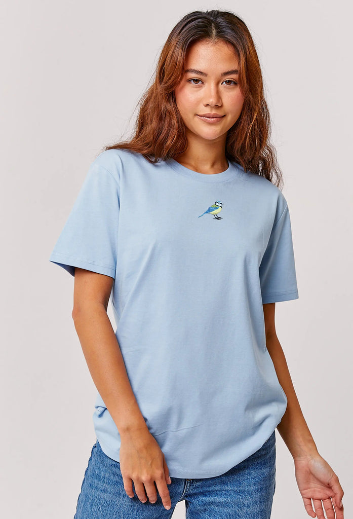 blue tit womens t-shirt Big Wild Thought