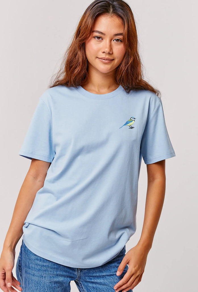 blue tit womens t-shirt Big Wild Thought