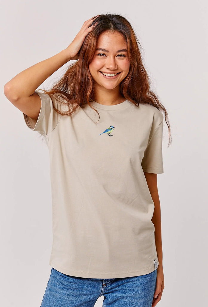 blue tit womens t-shirt Big Wild Thought