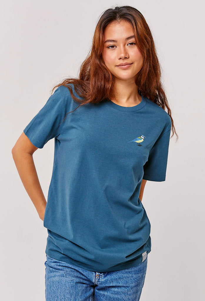 blue tit womens t-shirt Big Wild Thought