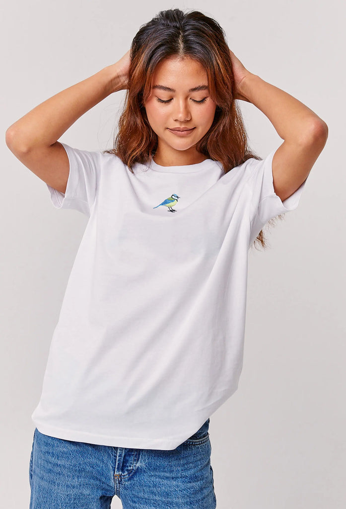 blue tit womens t-shirt Big Wild Thought