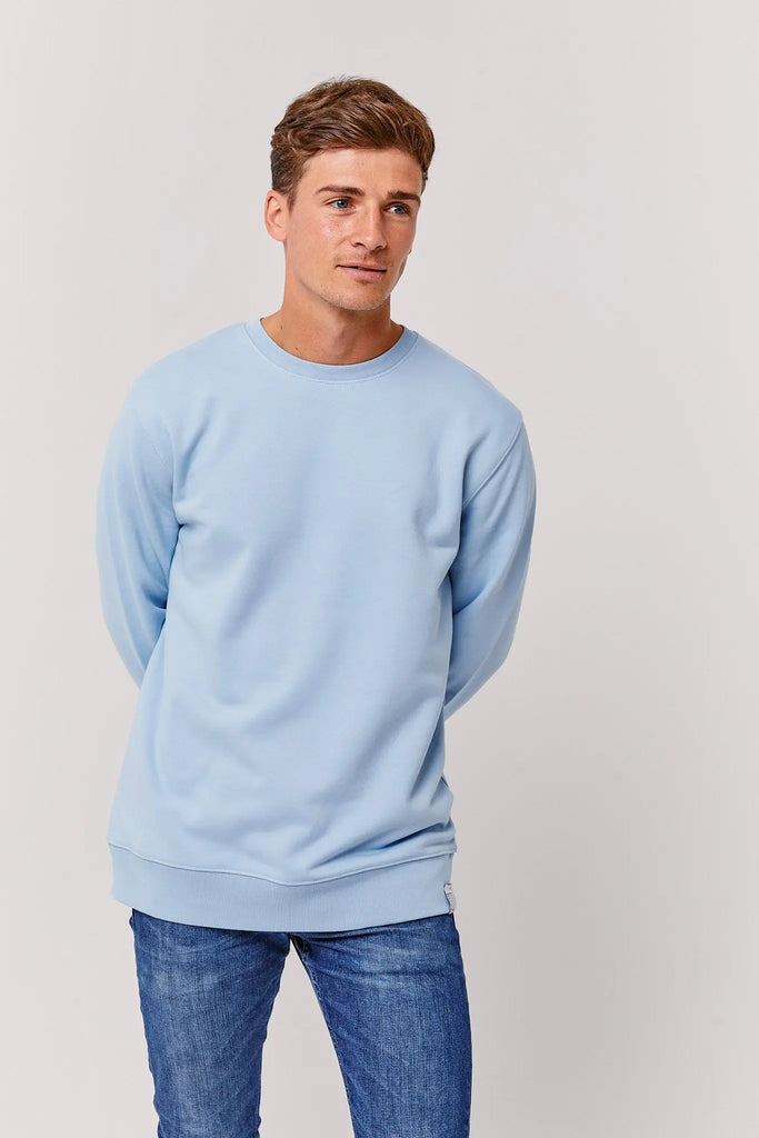 Blue Whale Embroidered Organic Sustainable Sweatshirt Jumper Big Wild Thought