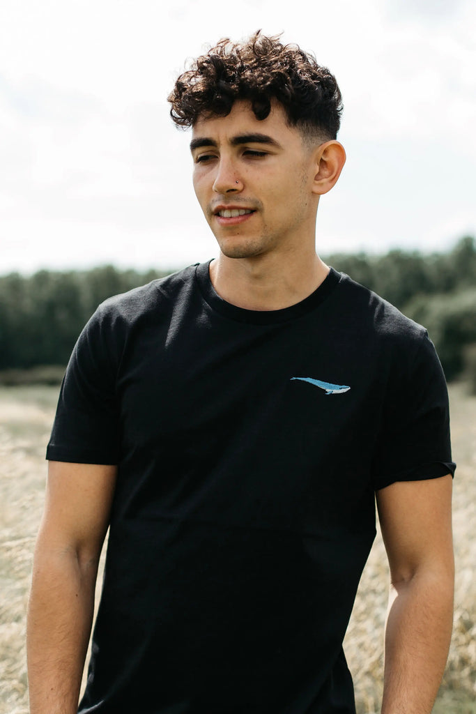 blue whale mens t-shirt Big Wild Thought
