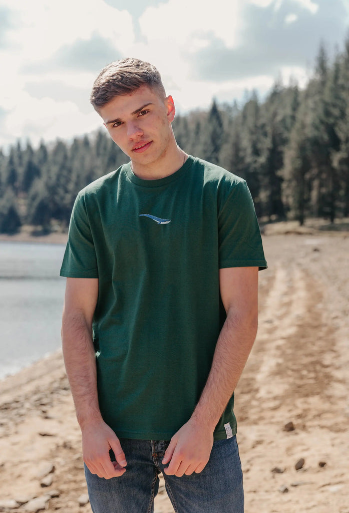 blue whale mens t-shirt Big Wild Thought