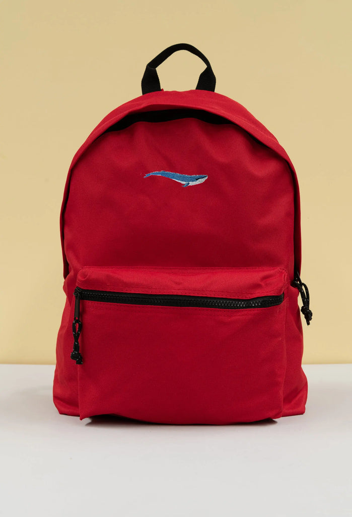 blue whale recycled backpack Big Wild Thought