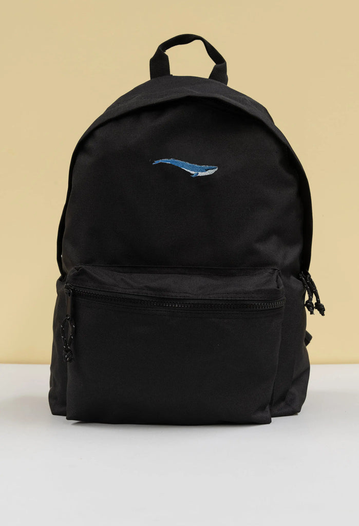 blue whale recycled backpack Big Wild Thought