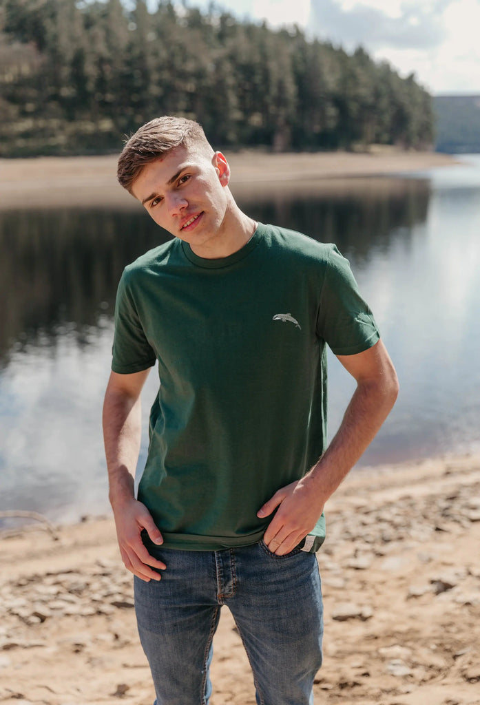 dolphin mens t-shirt Big Wild Thought