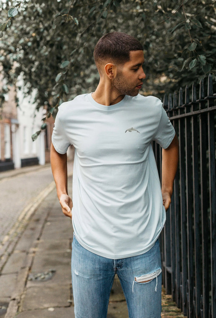 dolphin mens t-shirt Big Wild Thought
