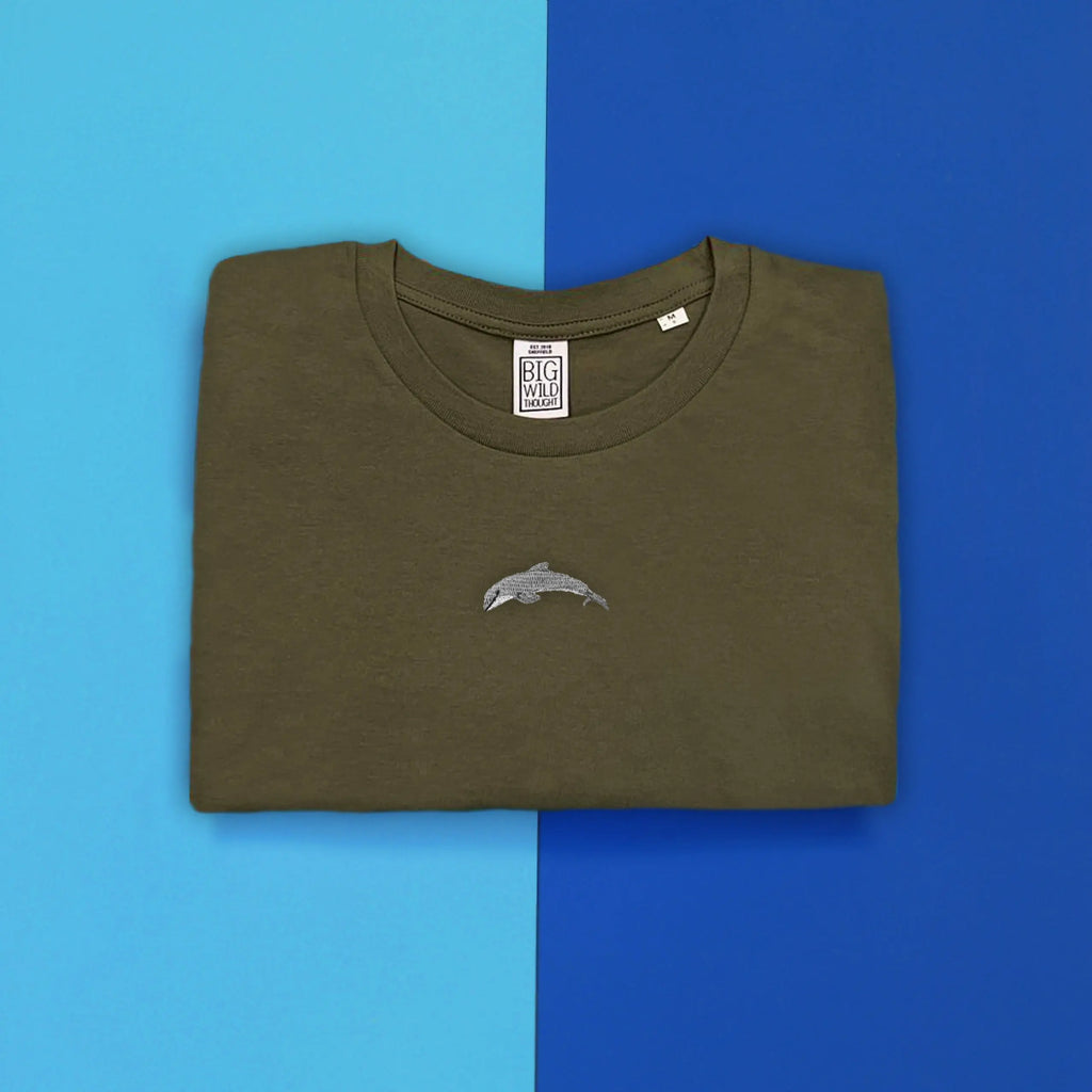 dolphin mens t-shirt Big Wild Thought