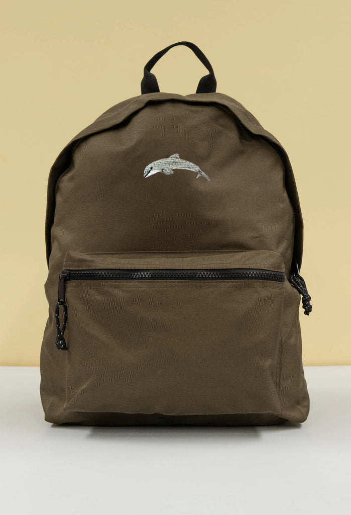 dolphin recycled backpack Big Wild Thought