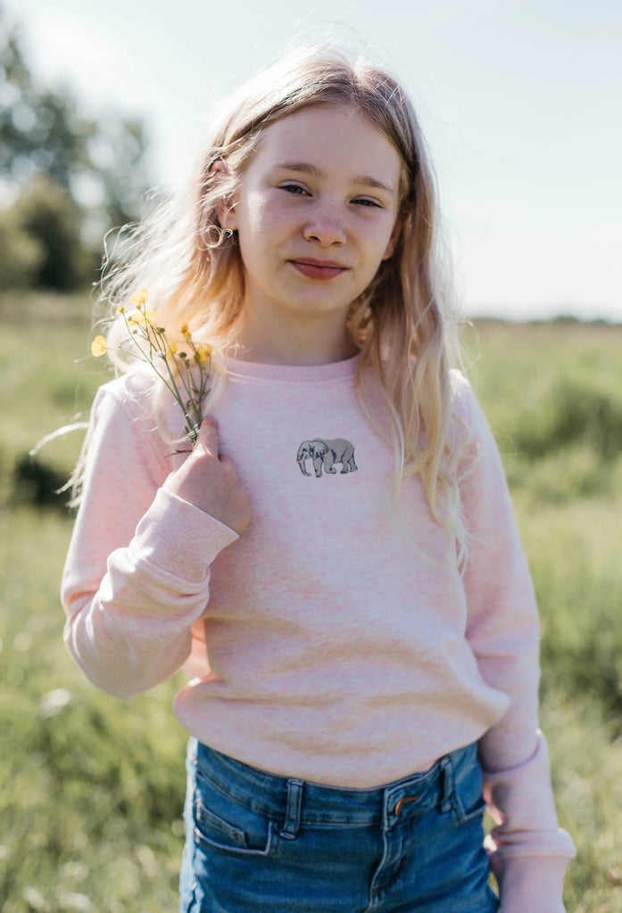 elephant childrens sweatshirt Big Wild Thought