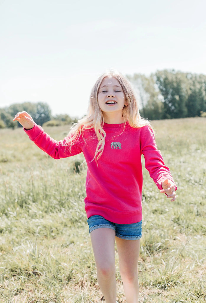 elephant childrens sweatshirt Big Wild Thought