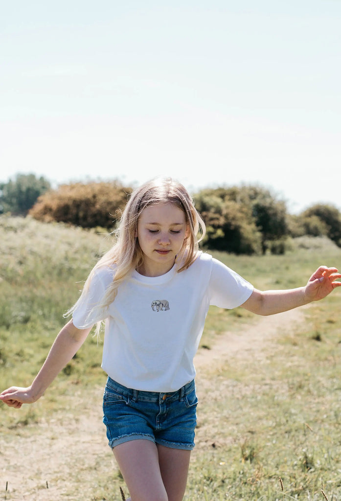 elephant childrens t-shirt Big Wild Thought