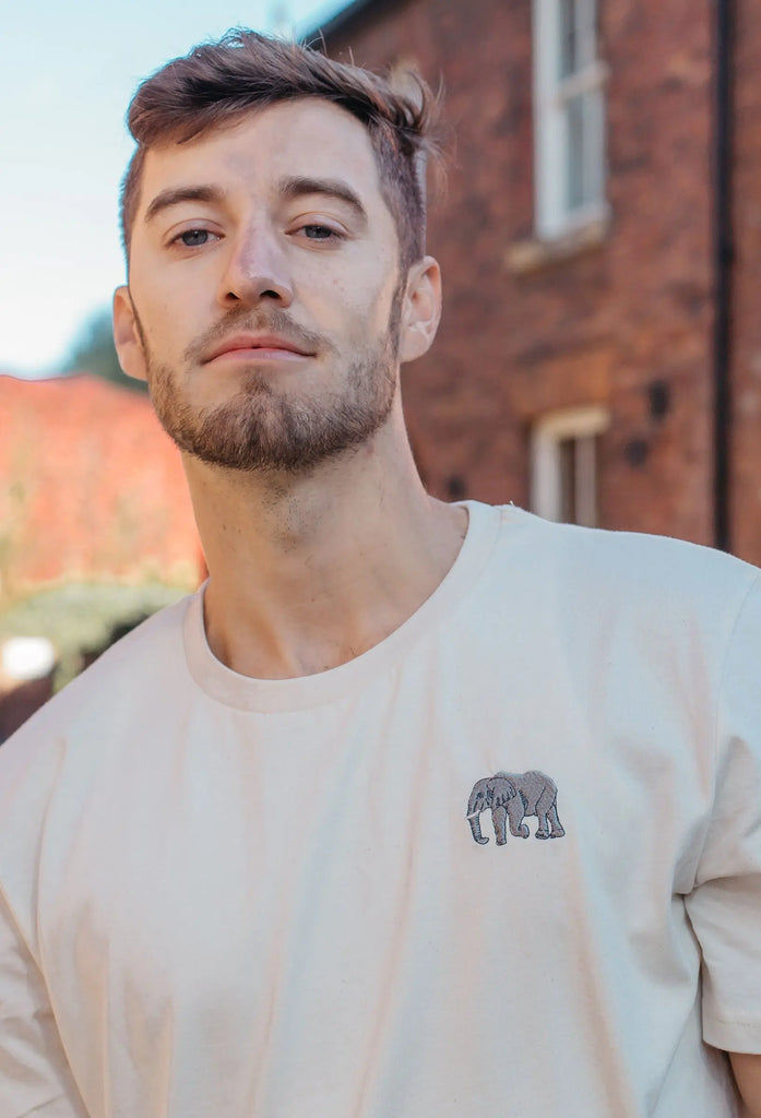 elephant mens t-shirt Big Wild Thought