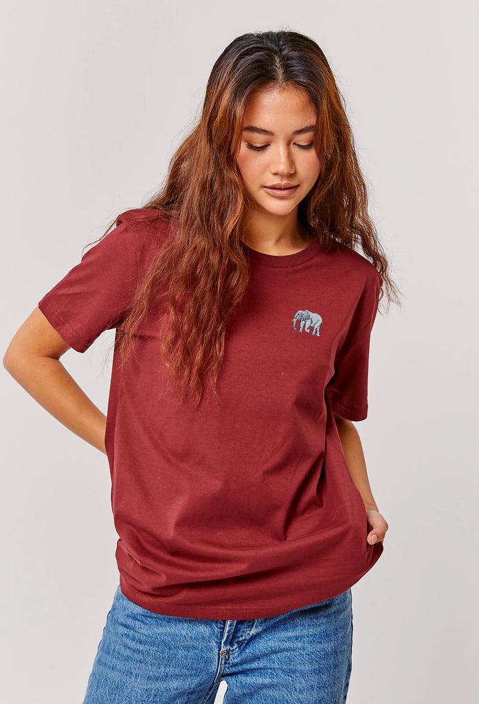 elephant womens t-shirt Big Wild Thought