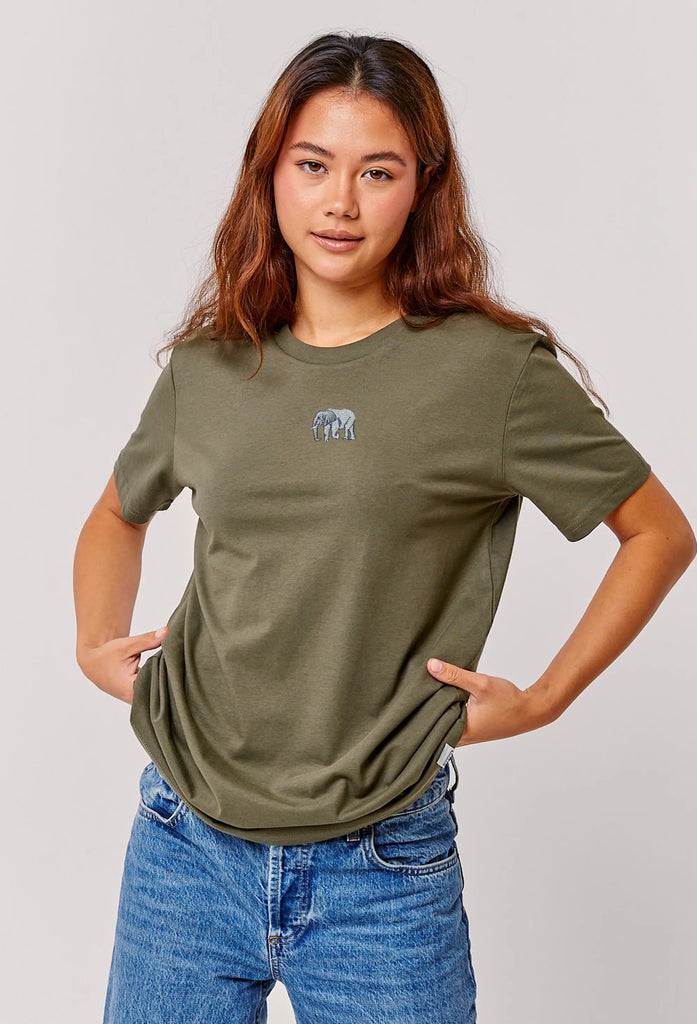 elephant womens t-shirt Big Wild Thought