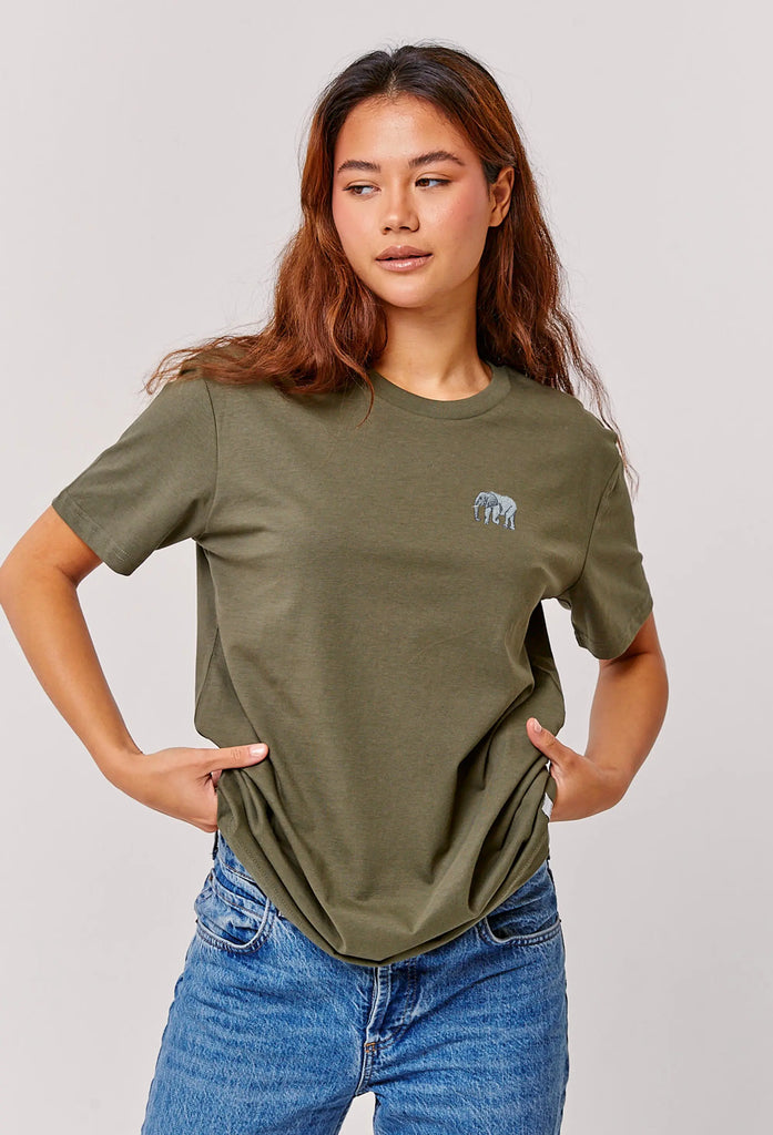 elephant womens t-shirt Big Wild Thought