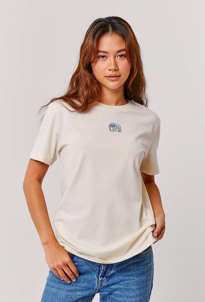 elephant womens t-shirt Big Wild Thought