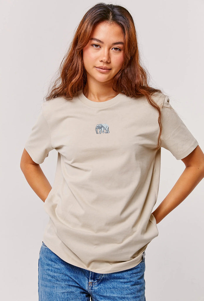 elephant womens t-shirt Big Wild Thought