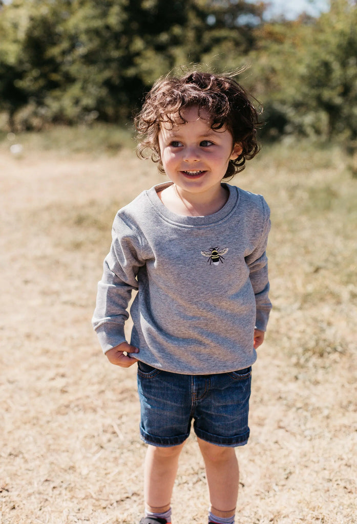 garden bumblebee childrens sweatshirt Big Wild Thought